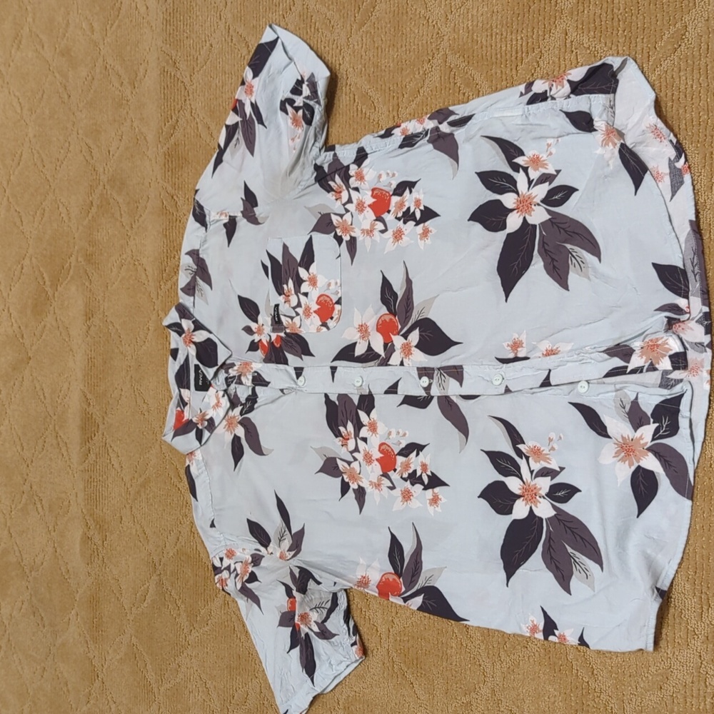 RVCA Floral Button Down Shirt